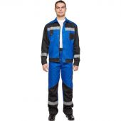 Костюм рабочий летний муж  л21-КБР вас/черн (68-70)170-176 (серия Л)