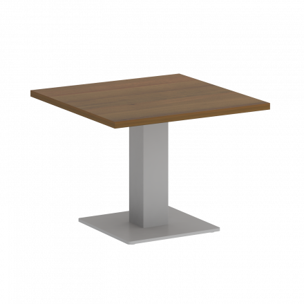 Home Office Стол журнальный квадратный VR.SP-5-60.2G Орех/Серый металл 600*600*450 Home Office Стол журнальный квадратный VR.SP-5-60.2G Орех/Серый металл 600*600*450