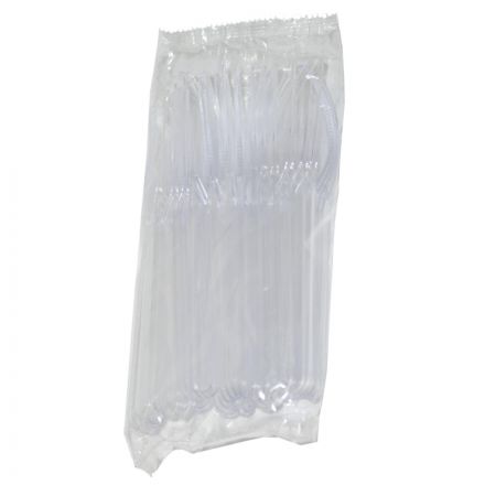 Нож одноразовый прозрачный, 18 см, ПС 2000шт./кор