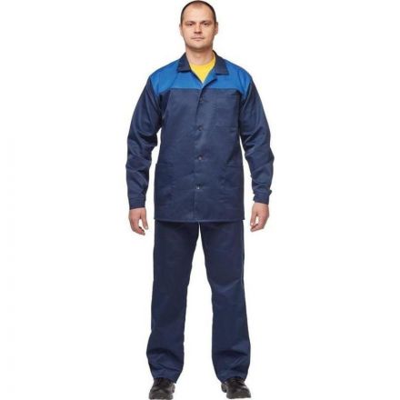 Костюм рабочий летний муж. л16-КБР син/вас (р.60-62) 182-188 Костюм рабочий летний муж. л16-КБР син/вас (р.60-62) 182-188