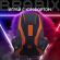 Кресло компьютерное BRABIX PREMIUM "Rapid GM-102", экокожа/ткань, черно/оранжевое, 532420, GM-102_532420