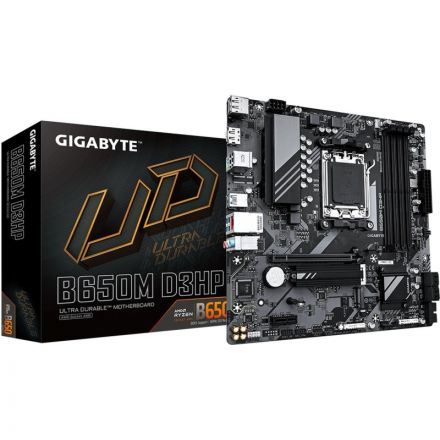 Материнская плата GIGABYTE B650M D3HP, AM5, B650, 4xDDR5 mATX Материнская плата GIGABYTE B650M D3HP, AM5, B650, 4xDDR5 mATX