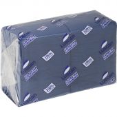 Салфетки бумажные Luscan Profi Pack 1-слойные 24х24 синие 400 штук в упаковке