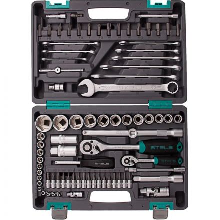 Набор инструмента STELS, CrV, 82 предмета, кейс(14105) Набор инструмента STELS, CrV, 82 предмета, кейс(14105)