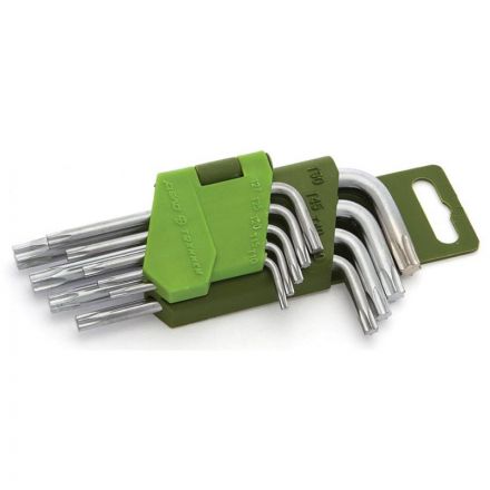 Набор ключей угловых TORX коротких 9 шт (Т10-Т50) Дело Техники 563090