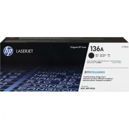 Картридж HP LaserJet 136A W1360A черный,лазерный для LaserJet M211?/M236