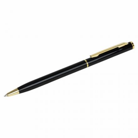 Ручка подарочная шариковая BRAUBERG "Slim Black", корпус черный, узел 1 мм, линия письма 0,7 мм, синяя, 141402 Ручка подарочная шариковая BRAUBERG "Slim Black", корпус черный, узел 1 мм, линия письма 0,7 мм, синяя, 141402