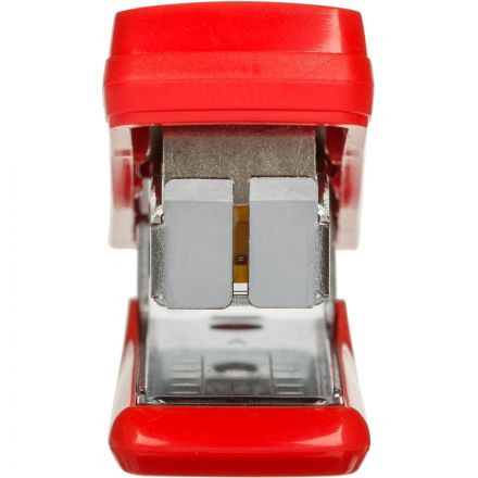 Степлер -мини Комус MSR2420 (№24/6-26/6) до 20 лист.,металл, красный