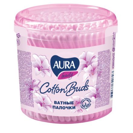 Ватные палочки КОМПЛЕКТ 200 шт., AURA, пластиковый стакан, 20803, 13144 Ватные палочки КОМПЛЕКТ 200 шт., AURA, пластиковый стакан, 20803, 13144
