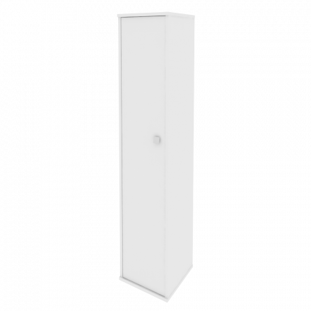 Style Шкаф высокий узкий левый Л.СУ-1.9 (L) Белый 412*410*1980