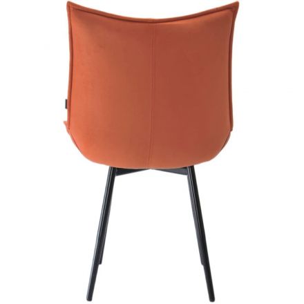 Стул обеденный Осло S с поворотным мех, терракотовый (ткань, металл) Стул обеденный Осло S с поворотным мех, терракотовый (ткань, металл)