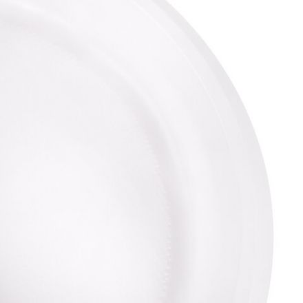 Одноразовые тарелки плоские, КОМПЛЕКТ 100 шт., пластик, d=220 мм, СТАНДАРТ, белые, ПП, холодное/горячее, LAIMA, 602649