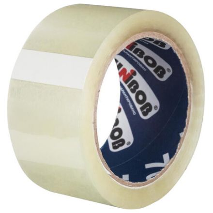 Клейкая лента упаковочная UNIBOB 700 суперклейкая 48 мм х 66 м, прозрачная, толщина 47 микрон, 29895 Клейкая лента упаковочная UNIBOB 700 суперклейкая 48 мм х 66 м, прозрачная, толщина 47 микрон, 29895