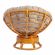 Кресло-качалка Папасан/Papasan (W 23/01 B) /с подушкой/ 115х78х104см, коньячный, подушка рогожка, меланж