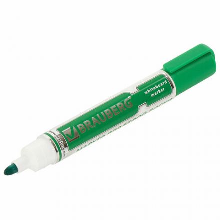 Маркер стираемый для белой доски ЗЕЛЕНЫЙ, BRAUBERG "Neo", 5 мм, с клипом, 150490 Маркер стираемый для белой доски ЗЕЛЕНЫЙ, BRAUBERG "Neo", 5 мм, с клипом, 150490