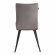 Стул обеденный Monte Carlo TREND, велюр, серый/черный, 29, 49х51х93 см
