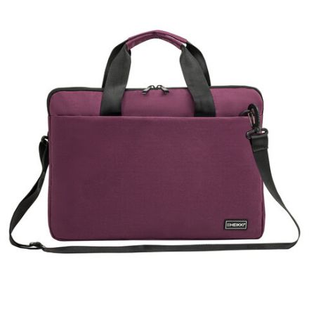 Сумка портфель HEIKKI PERSPECTIVE (ХЕЙКИ) с отделением для ноутбука 15,6", бордовая, 28х39х3 см, 272596
