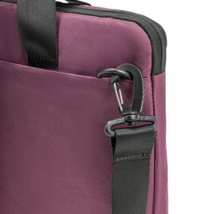 Сумка портфель HEIKKI PERSPECTIVE (ХЕЙКИ) с отделением для ноутбука 15,6", бордовая, 28х39х3 см, 272596