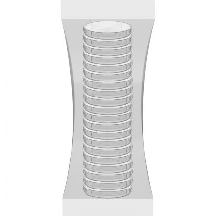 Чашка Петри Перинт 4-секц. стер. диаметр 90мм, 20шт/уп ЧБН4-В-14х90