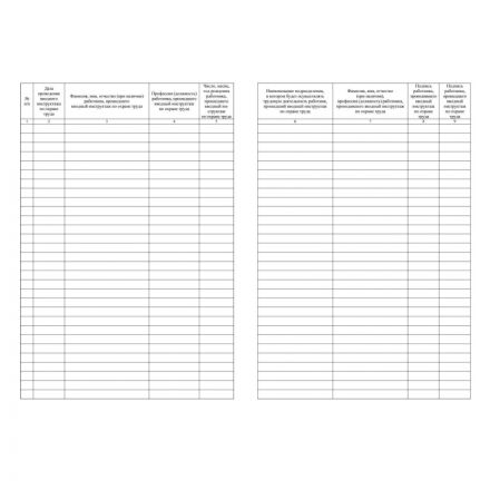 Журнал регистрации вводного инструктажа по охране труда КЖ-1554а