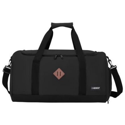 Сумка спортивная HEIKKI MOVE RENOWNED (ХЕЙКИ), отделение для обуви, черная, 28x51x26 см, 273909 Сумка спортивная HEIKKI MOVE RENOWNED (ХЕЙКИ), отделение для обуви, черная, 28x51x26 см, 273909