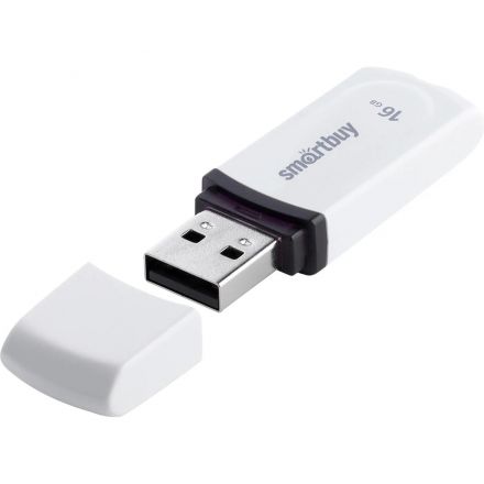 Флеш-память Smartbuy UFD 2.0 16GB Paean White (SB16GBPN-W)