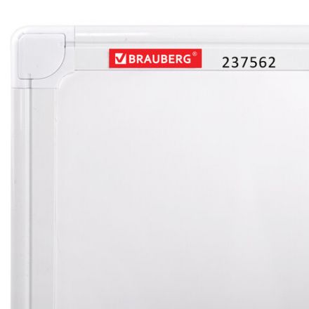 Доска магнитно-маркерная 90х120 см, ПВХ-рамка, BRAUBERG "Standard", 237562