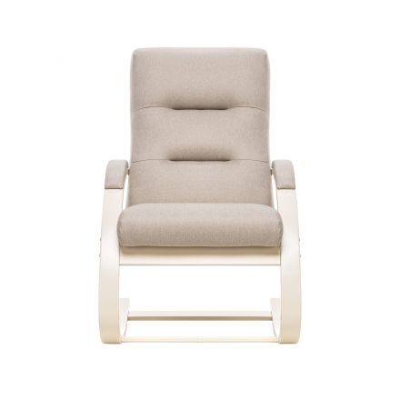 Кресло-качалка Leset Милано, Слоновая кость, Malmo 05, Ткань Рогожка Кресло-качалка Leset Милано, Слоновая кость, Malmo 05, Ткань Рогожка