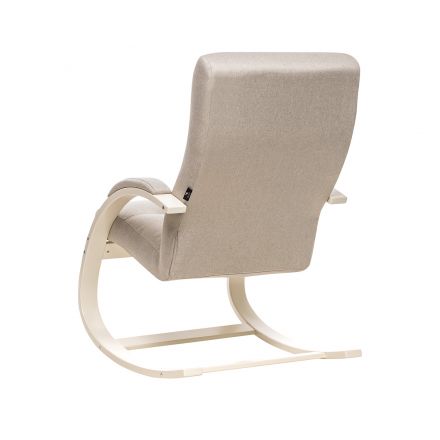 Кресло-качалка Leset Милано, Слоновая кость, Malmo 05, Ткань Рогожка Кресло-качалка Leset Милано, Слоновая кость, Malmo 05, Ткань Рогожка