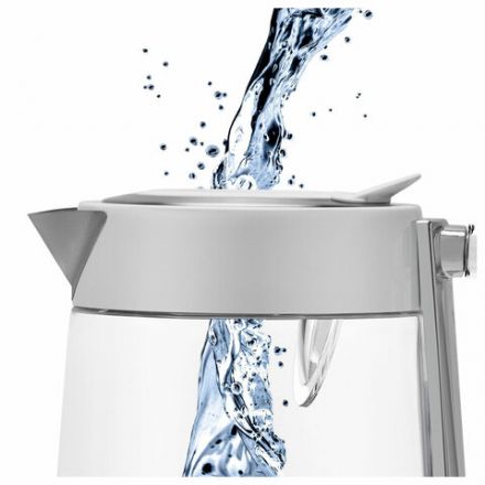 Чайник POLARIS PWK 1715 CGL, 1,7 л, 1850-2200 Вт, закрытый нагревательный элемент, стекло, белый, 54125, PWK 1715 CGL w Чайник POLARIS PWK 1715 CGL, 1,7 л, 1850-2200 Вт, закрытый нагревательный элемент, стекло, белый, 54125, PWK 1715 CGL w