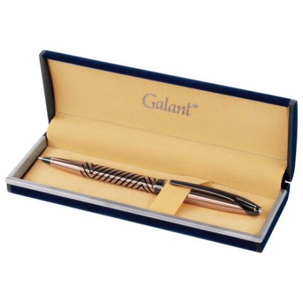 Ручка подарочная шариковая GALANT "DECORO", корпус розовое золото, детали оружейный металл, узел 0,7 мм, синяя, 143510 Ручка подарочная шариковая GALANT "DECORO", корпус розовое золото, детали оружейный металл, узел 0,7 мм, синяя, 143510