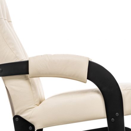 Кресло-маятник Leset Спринг, Венге, Dundi 112, Экокожа