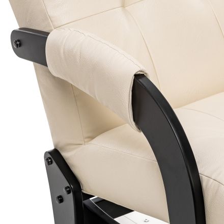 Кресло-маятник Leset Спринг, Венге, Dundi 112, Экокожа