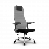 Кресло Метта SU-BU150-10 светло-серое/черное Ch Кресло Метта SU-BU150-10 светло-серое/черное Ch
