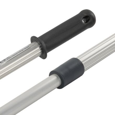 Черенок рукоятка телескопическая VILEDA 2х1,25 м (до 2,5 м) алюминиевый, используется с окномойкой шубкой 602099, со стяжкой 602101, 500115