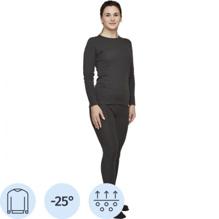 Термофутболка с дл. рукавом жен. т.серая Activ-25 р-р 50