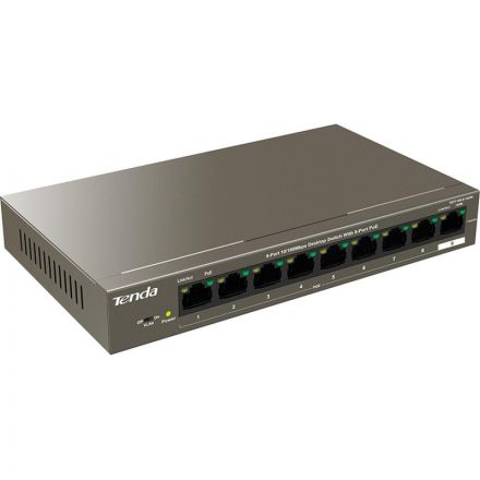 Коммутатор Tenda TEF1109P-8-102W 8 портов PoE+ (92W)