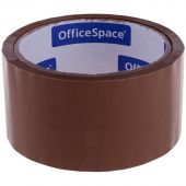 Клейкая лента упаковочная OfficeSpace, 40мм*40м, 40мкм, коричневая