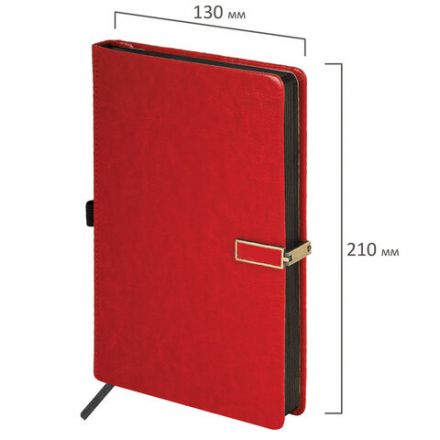 Скетчбук, слоновая кость 140 г/м2 130х210 мм, 80 л., КОЖЗАМ, застежка металл, BRAUBERG ART CLASSIC, "Inspiration", под кожу, красный, 116466 Скетчбук, слоновая кость 140 г/м2 130х210 мм, 80 л., КОЖЗАМ, застежка металл, BRAUBERG ART CLASSIC, "Inspiration", под кожу, красный, 116466