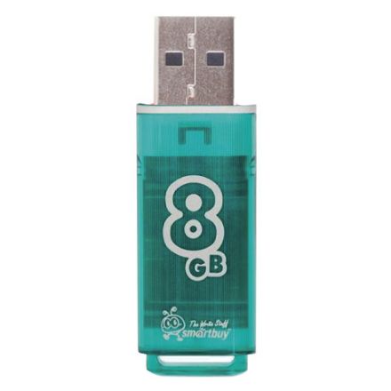 Флеш-диск 8 GB, SMARTBUY Glossy, USB 2.0, зеленый, SB8GBGS-G Флеш-диск 8 GB, SMARTBUY Glossy, USB 2.0, зеленый, SB8GBGS-G