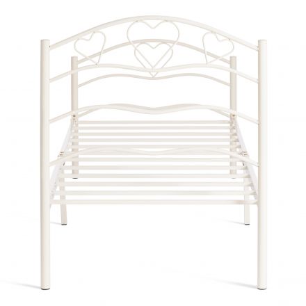 Кровать ROXIE, 90*200 см (Single bed), белый (White)