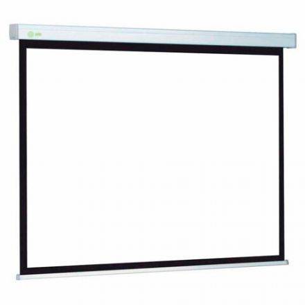 Экран Cactus Motoscreen CS-PSM-180x180, 180x180 см, 1:1, настенно-потолочный моторизованный, белый