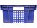 Ящик 600х400х200 1,5кг. дно сплошное, стенки перфорированные  синий