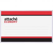 Бейдж Attache Economy горизонтальный 90х55 мм булавка/зажим (50 штук в упаковке)