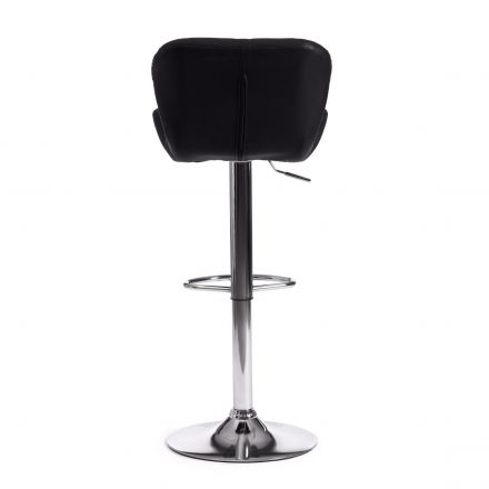 Стул барный BIAGGIO (mod. KY717) металл/экокожа, 44*50*83-103 см, черный/хром Стул барный BIAGGIO (mod. KY717) металл/экокожа, 44*50*83-103 см, черный/хром