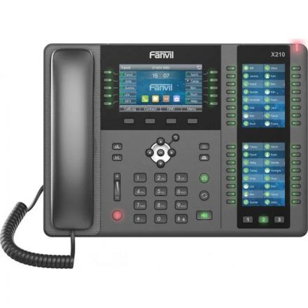 IP-телефон Fanvil X210 2xE10/100/1000, 20 SIP, IPV6, POE + Gigabit, PSU IP-телефон Fanvil X210 2xE10/100/1000, 20 SIP, IPV6, POE + Gigabit, PSU