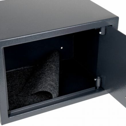 Сейф мебельный DASWERK (ДАСВЕРК) SC-250EL (250х350х250 мм), электронный замок, графит, 291343