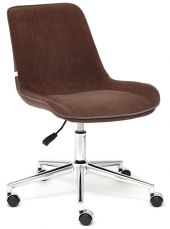 Кресло Tetchair STYLE, флок , коричневый, 6