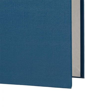 Папка-регистратор 80 мм Attache , синий Экономи,ПБП1,карм.кор