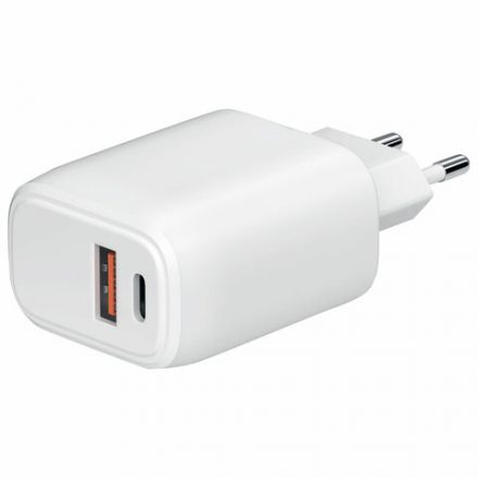 Зарядное устройство быстрое сетевое (220 В) USB QC3.0+Type-C PD 20 Вт, 3 А, RED LINE, УТ000036039 Зарядное устройство быстрое сетевое (220 В) USB QC3.0+Type-C PD 20 Вт, 3 А, RED LINE, УТ000036039